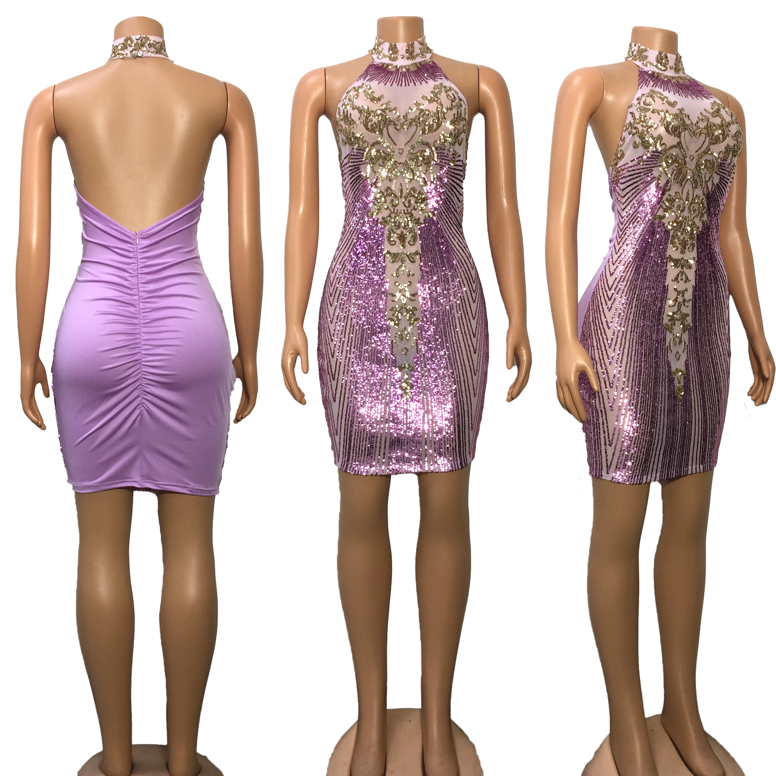 New Arrivals 2021 Girls' Party Dresses Ladies Jersey Club Fashion Sexy Dresses Clothes Casual Night Elegant Fitted Dresses