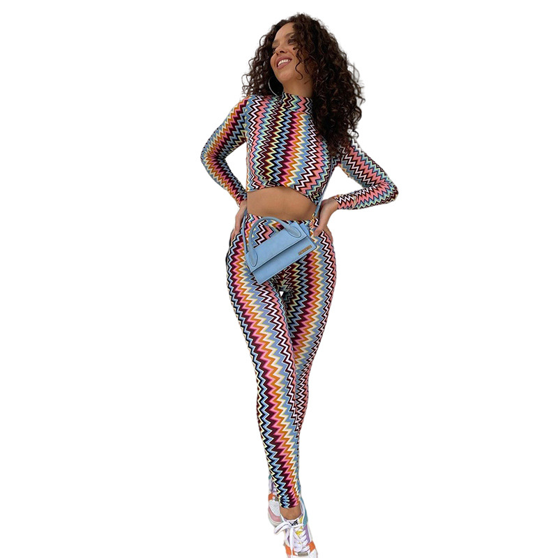 Hot Selling Amazon New Fall Clothing For Women Spring and Autumn Two Piece Set Women Clothing