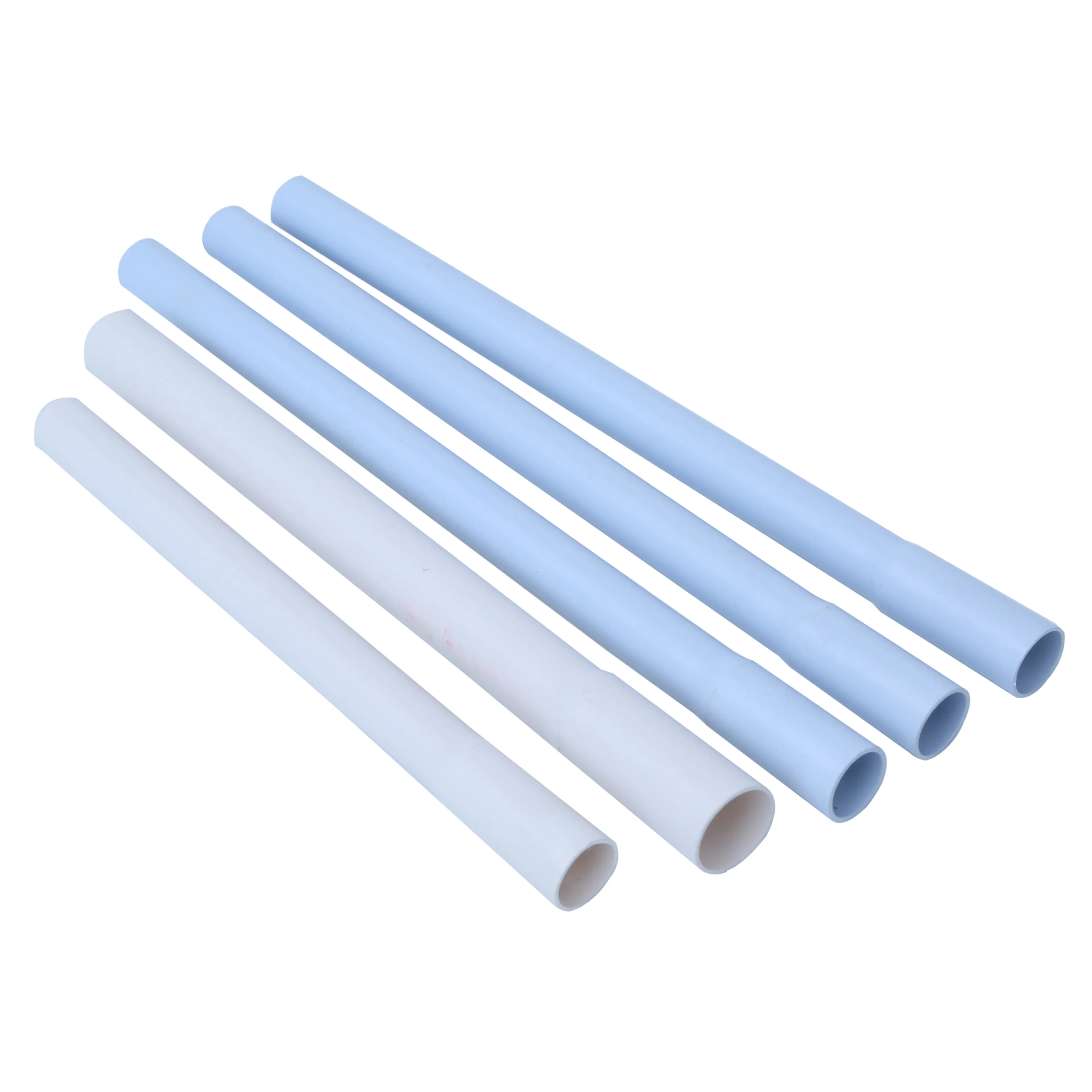 Wholesale plastic pipe Factory price UPVC heat resistant Wire Duct Rigid Electrical Conduit Pipes with socket 16mm 20mm 25mm