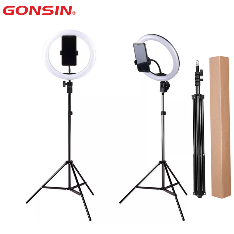 13 Inch Led Video Lamp Ring Light Phone 3200-5600K For Makeup photography