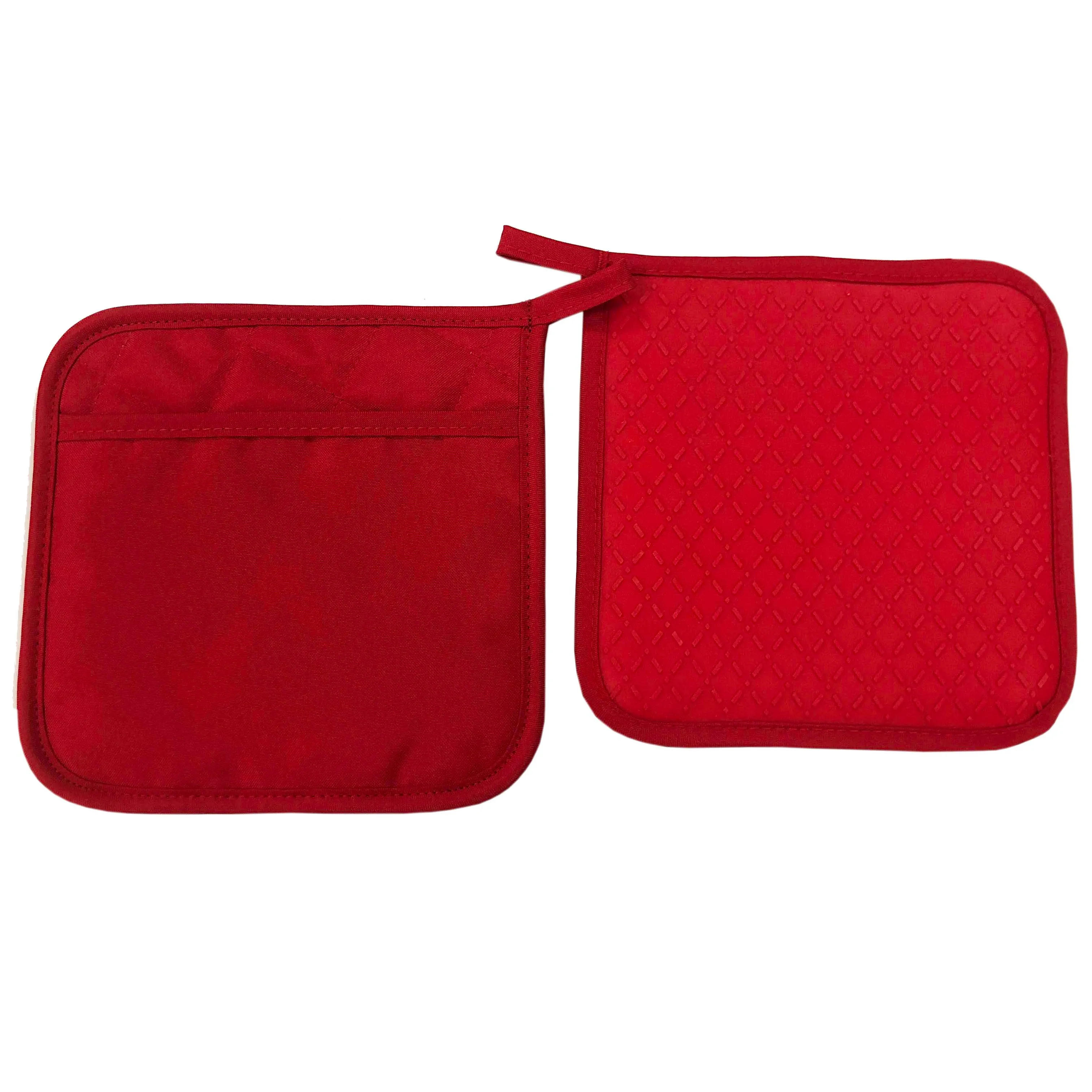 Heat Resistance Multifunction Recycle Polyester Silicon Pot Holder For Kitchen
