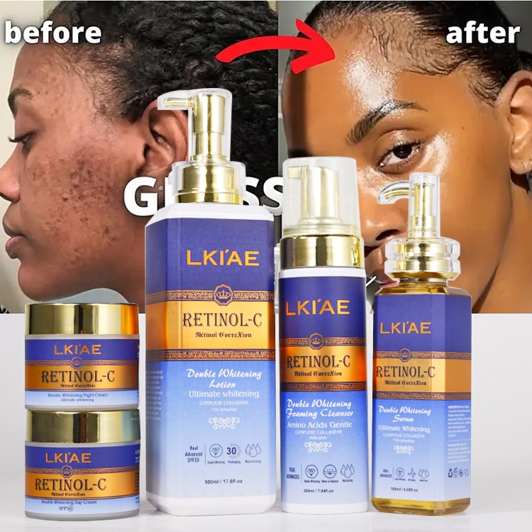 Anti Aging Skincare Set Hyaluronic Acid Skin Care Set Whitening Retinol Set Skin Care