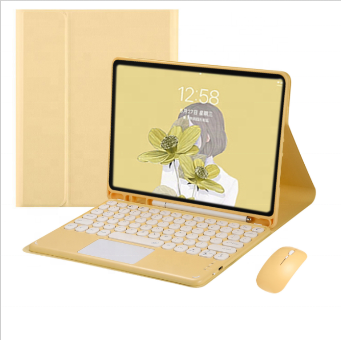 Для iPad Air 4 2020 10,9 чехол для клавиатуры IPad 8 10,2 беспроводной Чехол для клавиатуры с мышью и слотом для ручки