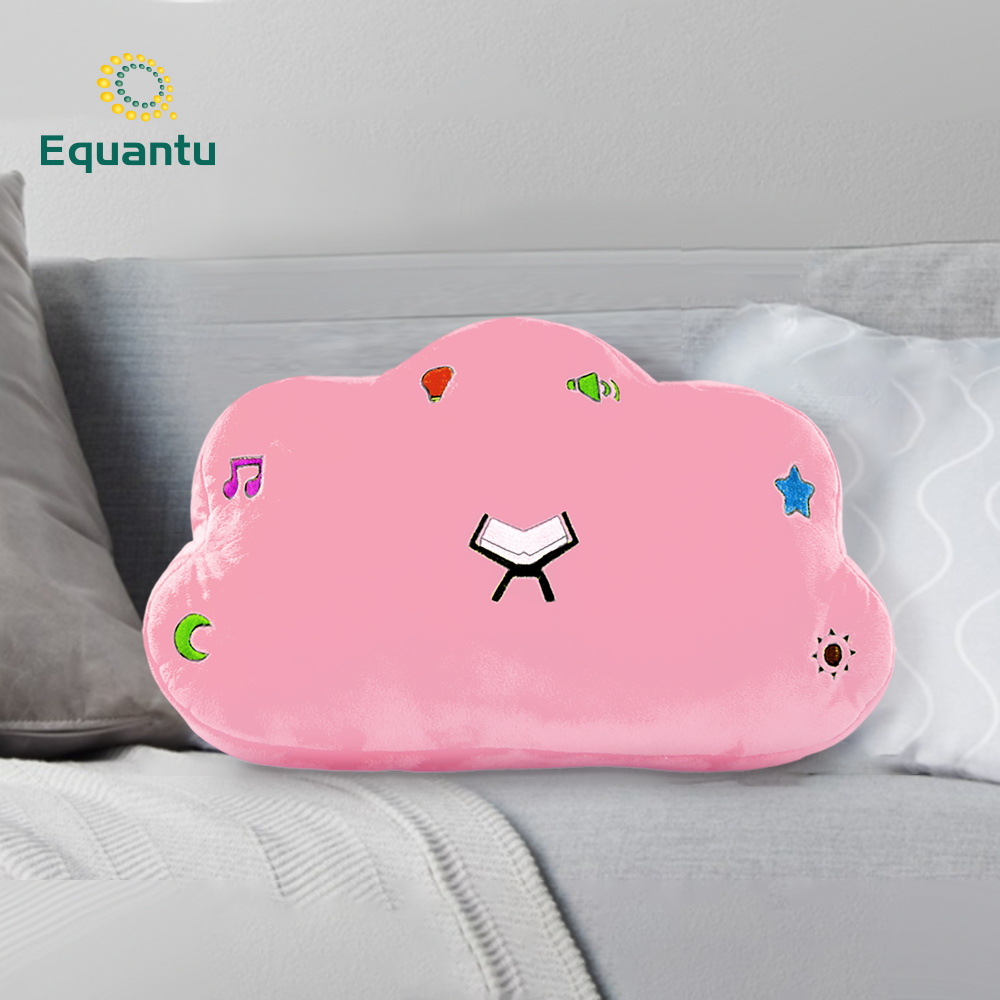 Подушка Коран Equantu, детская игрушка, светодиодный мусульманский подарок, Обучающие подушки Коран Surah и арабские подушки Корана Duaas