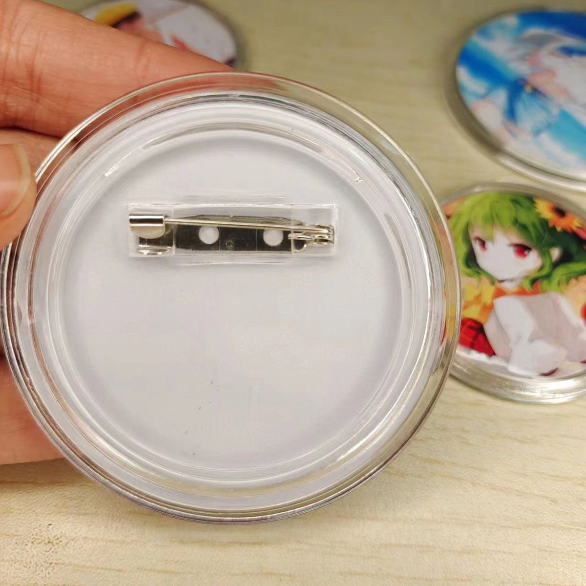35/45/50/60/ 70MM Round Acrylic Badge