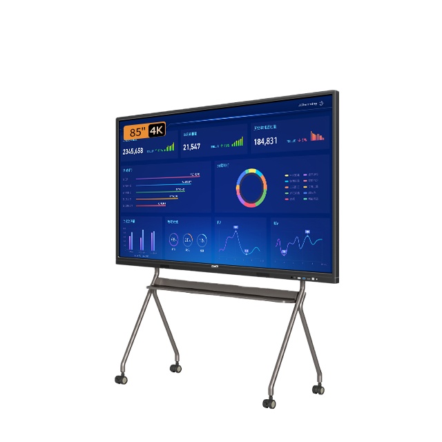 85inch all in one interactive whiteboard led screen display portable conference machine smart whiteboard