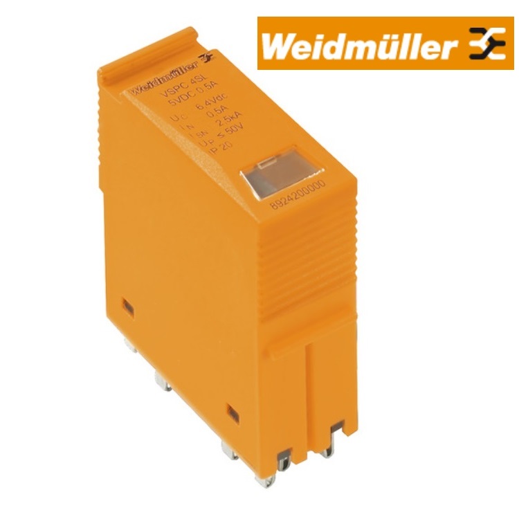 Weidmuller предохранитель VSPC MOV 2CH 24 и 230V Предохранитель От Перенапряжения