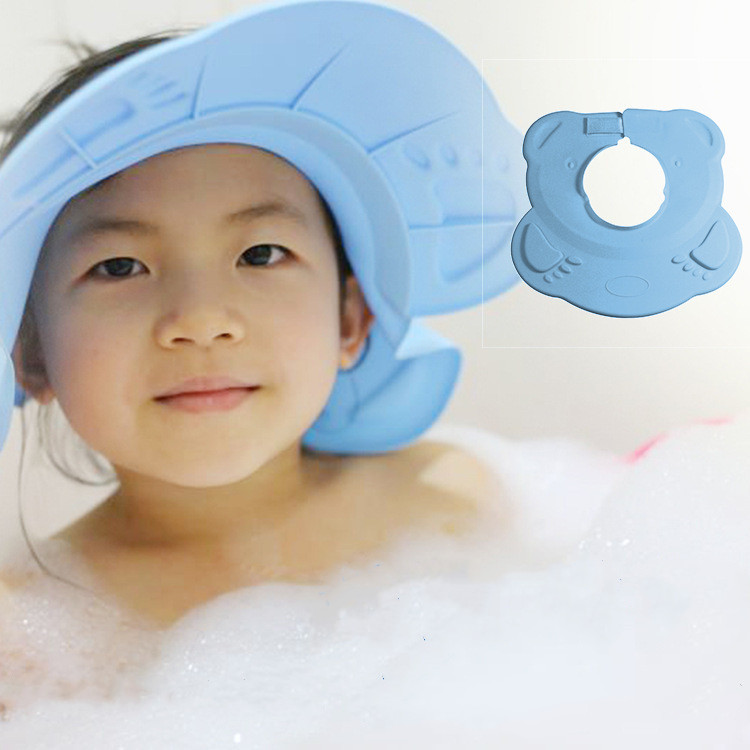 Multi-Functional EVA Safe Shampoo Shower adjustable Hat for Toddler, Baby, Kid, Children Bath Protection Soft shower head cover