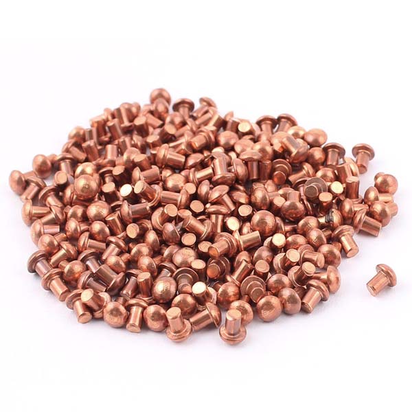M3 M5 M6 M8 DIN660 Red Cooper Round Head Rivets Remache De Cobre Cabeza Redonda Half Round Solid copper Rivets