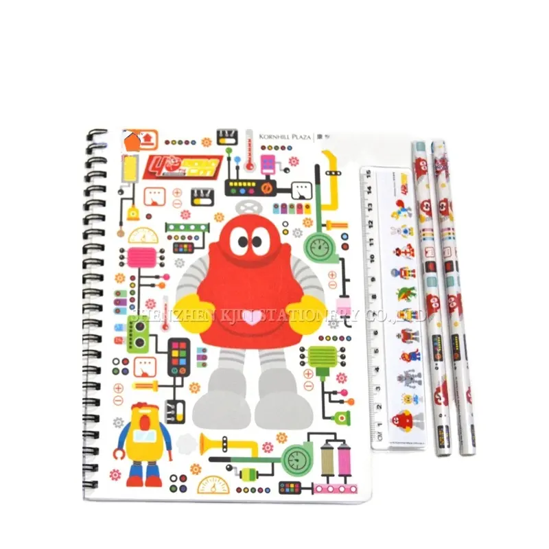 4 pcs hot sale wholesale funny cheap stationery set for kids