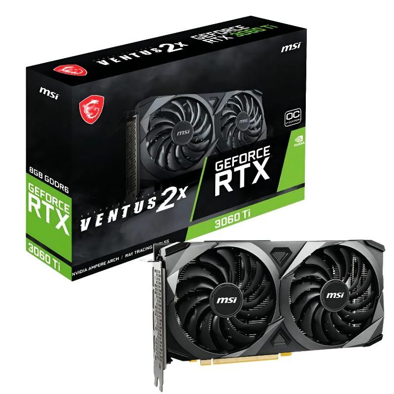 Для MSI GeForce RTX 3060 Ti VENTUS 2X 8G OCV1 LHR 3060 gpu 8 Гб компьютерная игровая Видеокарта msi 8 Гб rtx 3060ti видеокарты