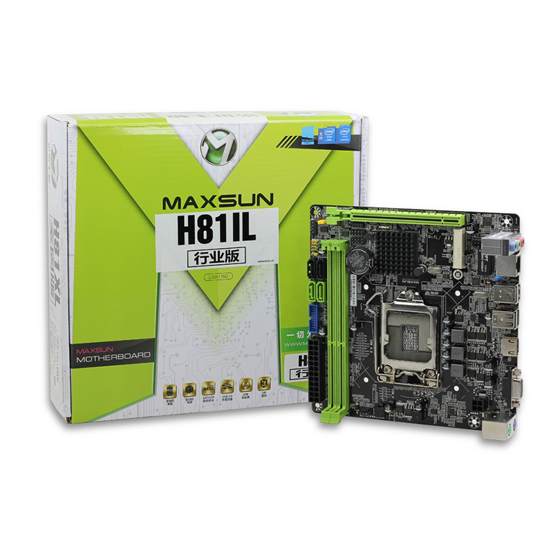 Настольная материнская плата ITX Intel H81 LGA 1150 Socket USB2.0 SATA3.0 PCI-E двойная память DDR3 i3 i5 i7 процессор оригинальный материнская плата