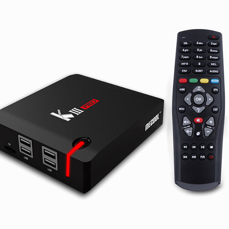MECOOL KIII Pro Amlogic S912 гибридная ТВ-приставка DVB S2 T2 2,4G + 5G двухдиапазонный WiFi BT 4,0 медиаплеер 4K спутниковый ресивер