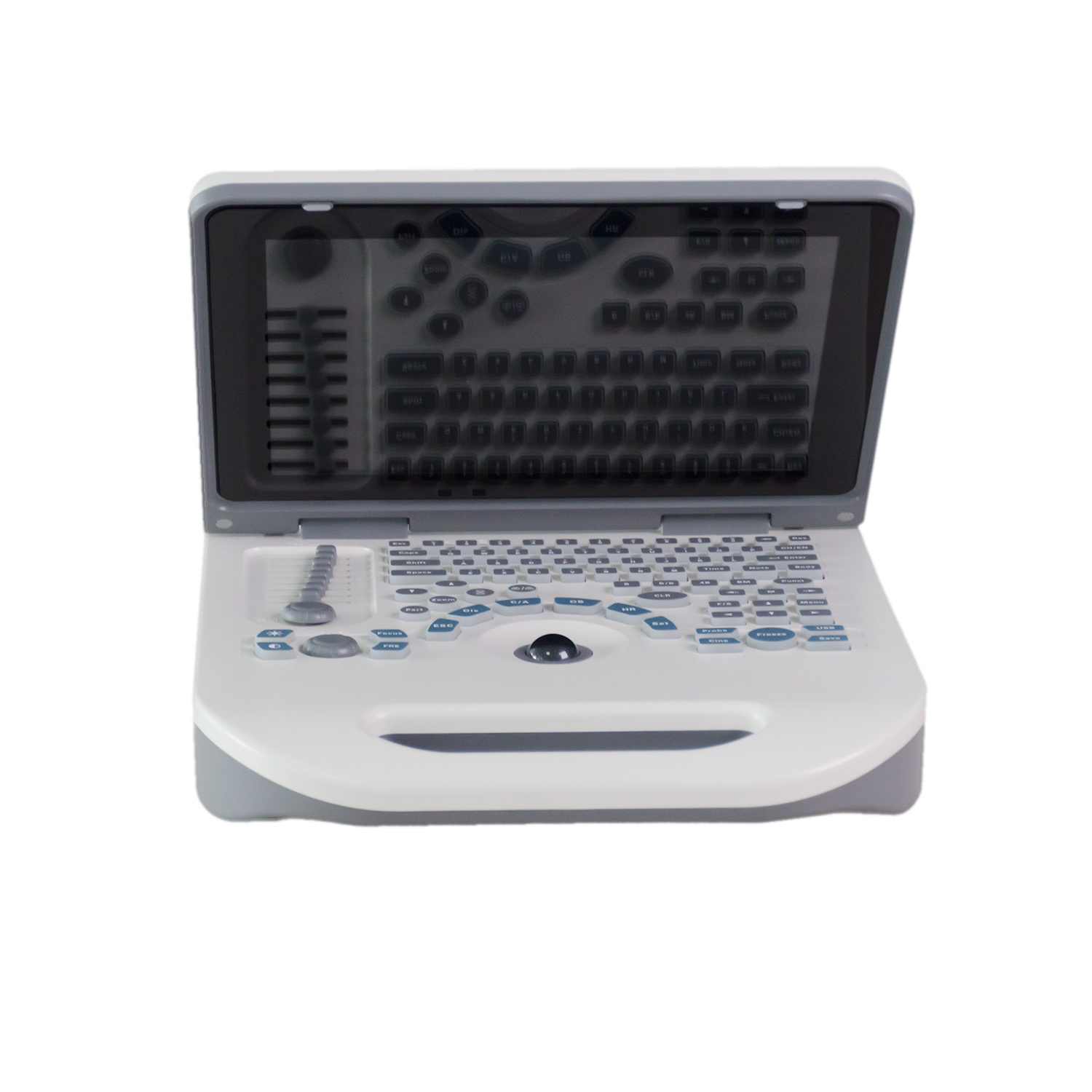 Black White Laptop Instruments Ultrasonic Electronic Equipment
