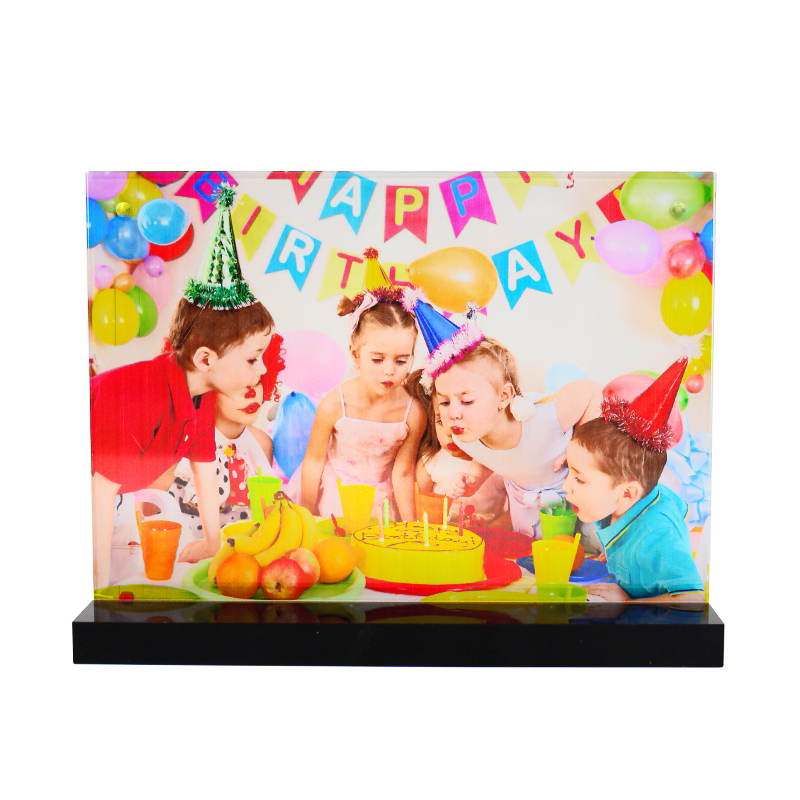 8X10 6X8 4X6 Inches A4 A5 A6 Gift Photo Frame Transparent Luxury Acrylic Magnetic Pictures Photo Display with base high-end
