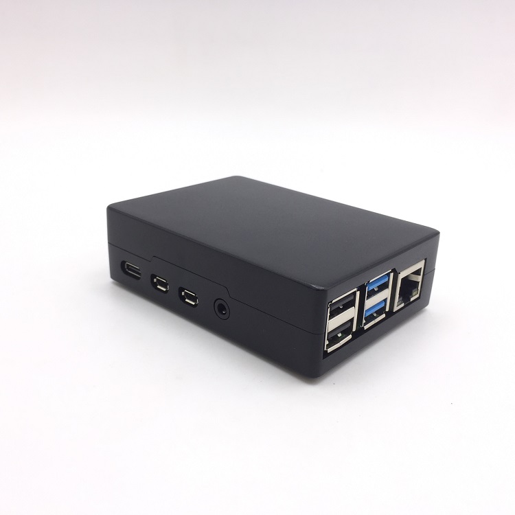 Enokay Raspberry pi металлический корпус из алюминиевого сплава в форме раковины Корпус для Raspberry pi 4 Модель B + чехол