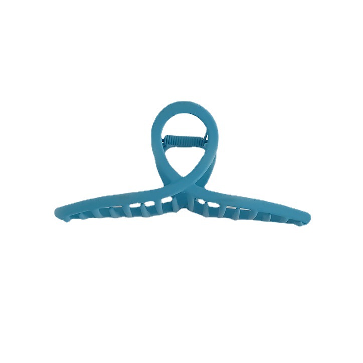 Fashion Ocean Blue Ladies Hair Accessories Girls Makeup Dating Scrub Shark Teeth Metal Hairpin