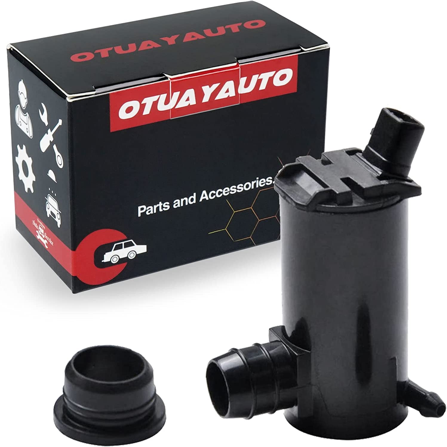QWP008 насос омывателя лобового стекла для автомобилей Hyundai, Kia-95-99 Accent, 10-14 Tucson, 11-13 Sportage
