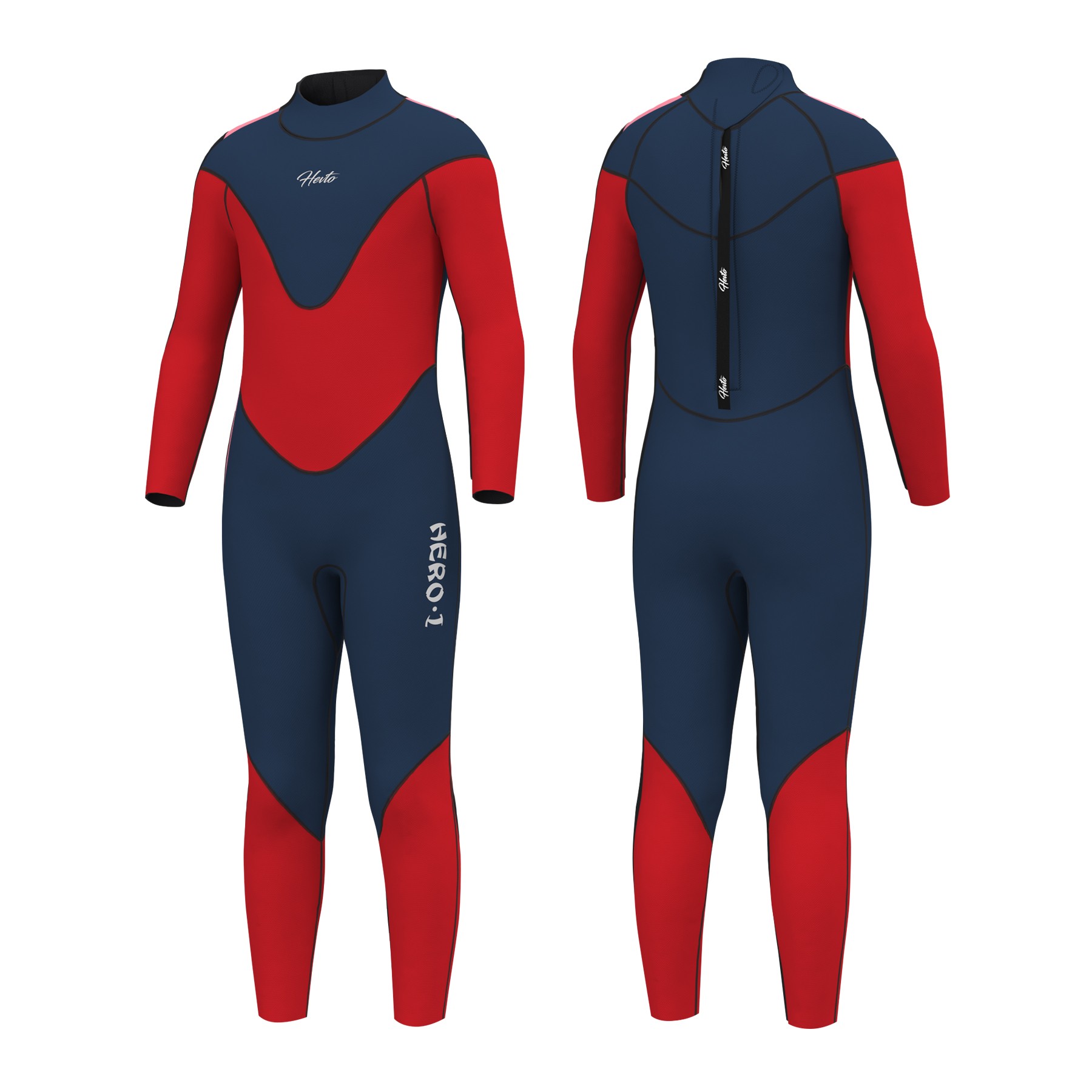 2021 Us Warehouse Kids Wetsuits Wholesale 3mm Neoprene Back Zip Keep Warm Surfing Swimming Full Suits