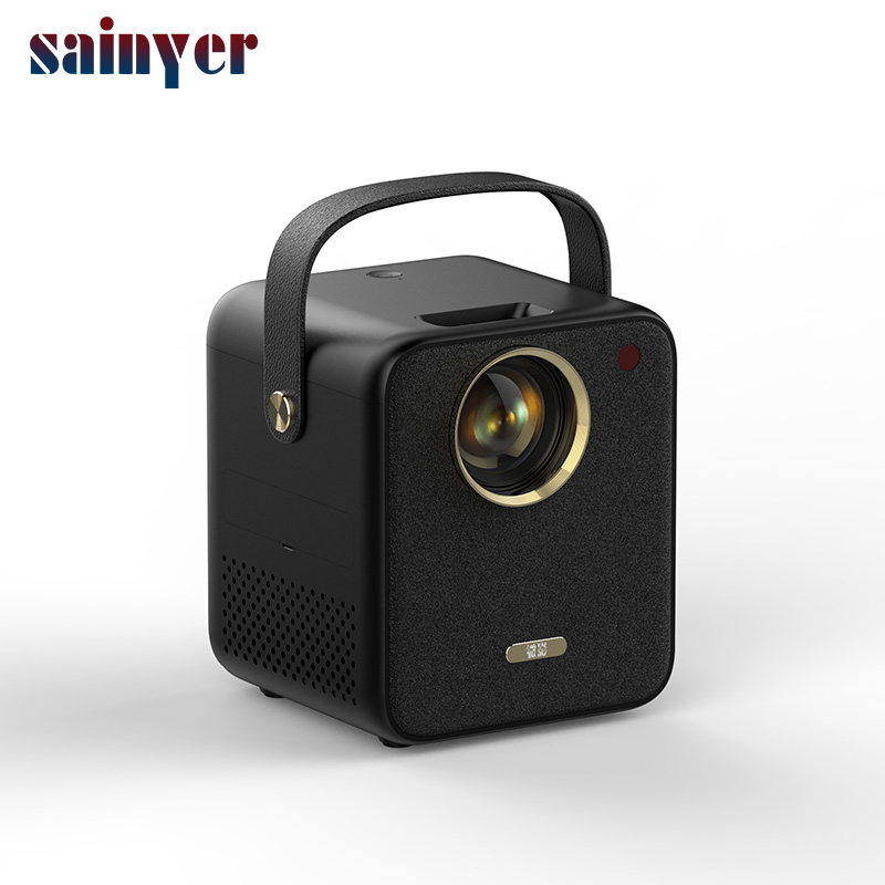 Портативный мини светодиодный проектор Sainyer CP350N, дешевый full hd домашний кинотеатр, мобильный небольшой проектор для телевизора, телефон
