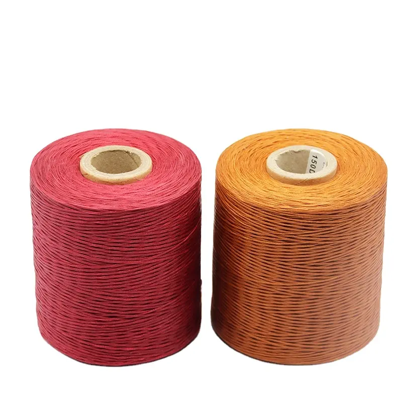 210D environmental protection high-strength 1MM leather sewing braided wax thread