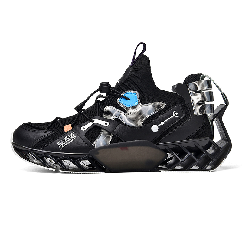Bulk Sale Famous Brand Blade Shoes Man Boys Fitness Sport Sneaker Stretch Fabric Flat Walking Jogging Shoes Daily Footwears