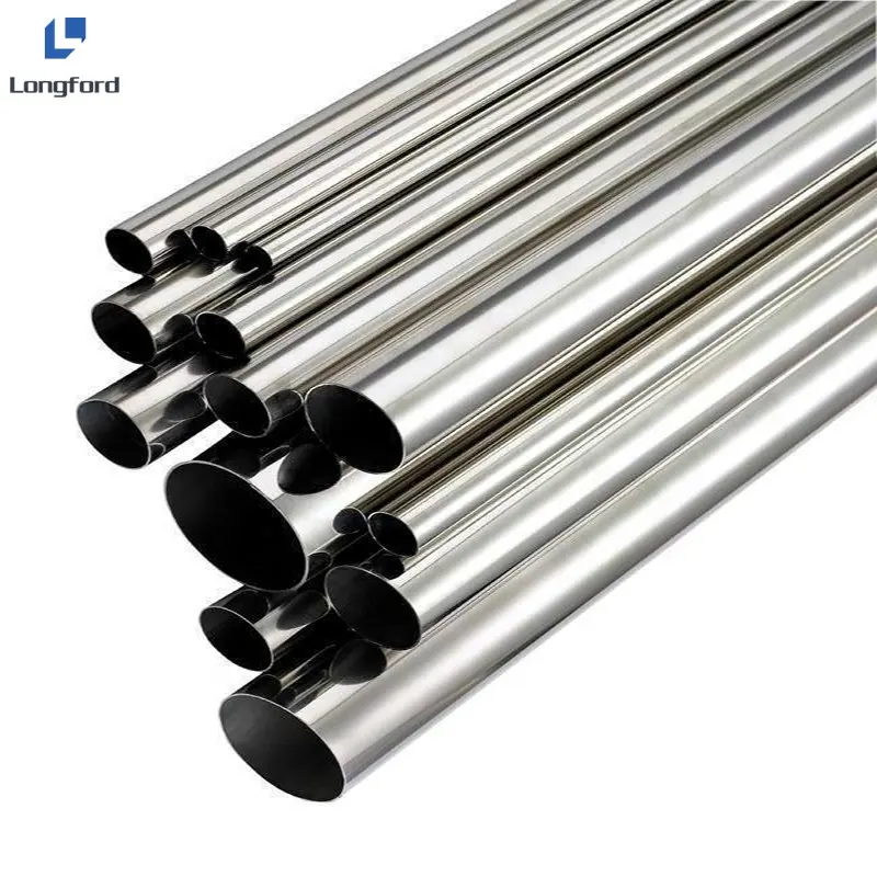 Круглая труба из нержавеющей стали ASTM A270 A554 SS304 316L 316 310S 440 1,4301 321 904L 201, квадратная труба inox SS, бесшовная труба