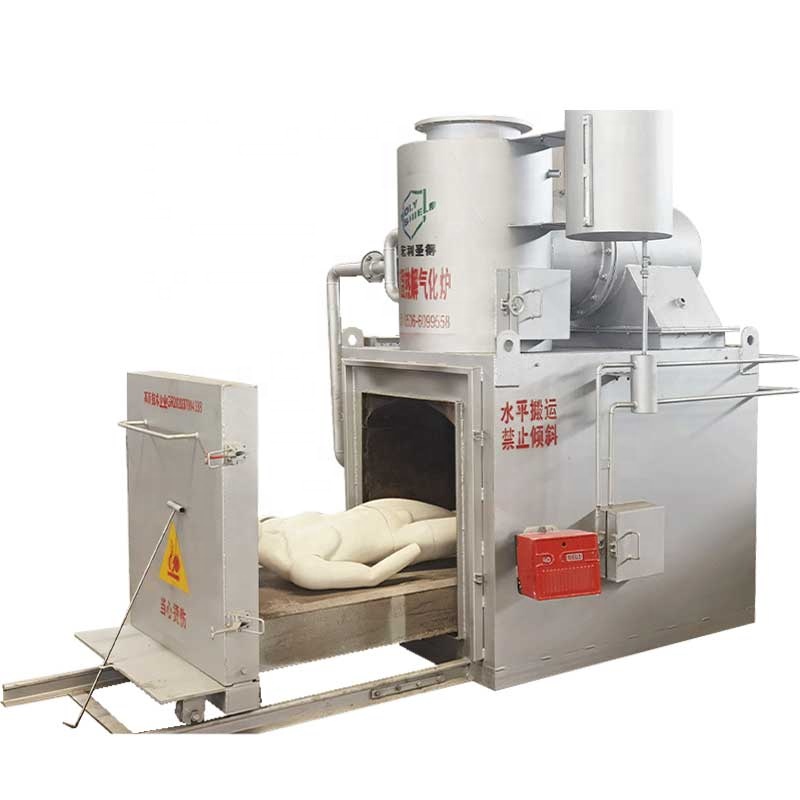 Mobile human body crematorium oven cremation incinerator machine equipment