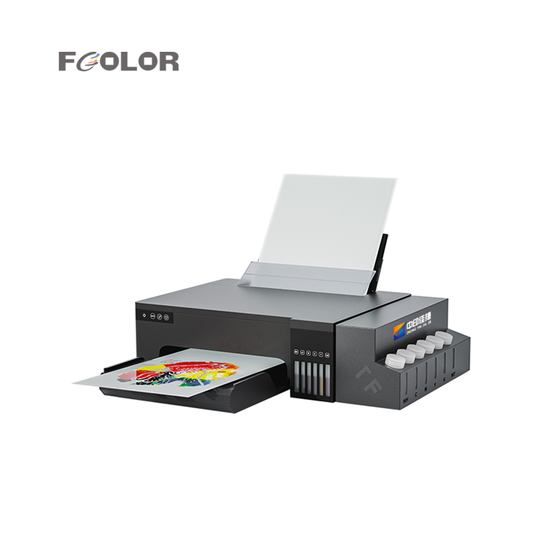 FCOLOR 2024 Smart DTF Printer Easy-to-Operate Epson L8050/8058 Direct to Film A4 DTF Printer on T-shirt