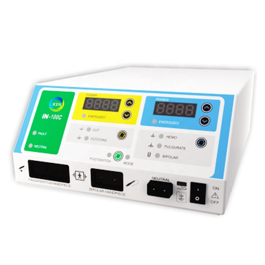IN-100C High Frequency Six Working Modes Electrocautery Generator Elecosurgical Generator Hospital Medical Electrosurgery Surgic