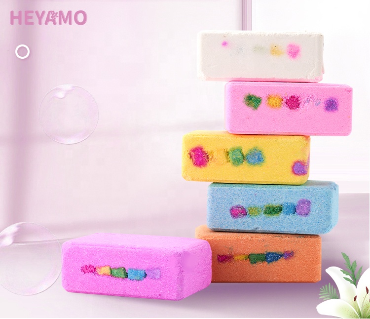 Эфирное Радужное масло HEYAMO, натуральные Бомбочки для ванны, уход за кожей ребенка, Бомбочки для ванны, органические Бомбочки для ухода за кожей, набор пузырьков для ванны