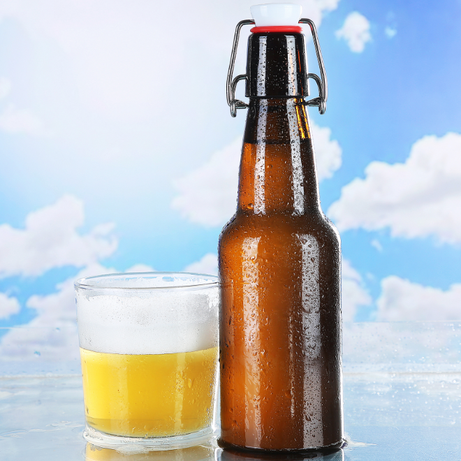 Стеклянная бутылка для напитков Kombucha, 330 мл, 500 мл