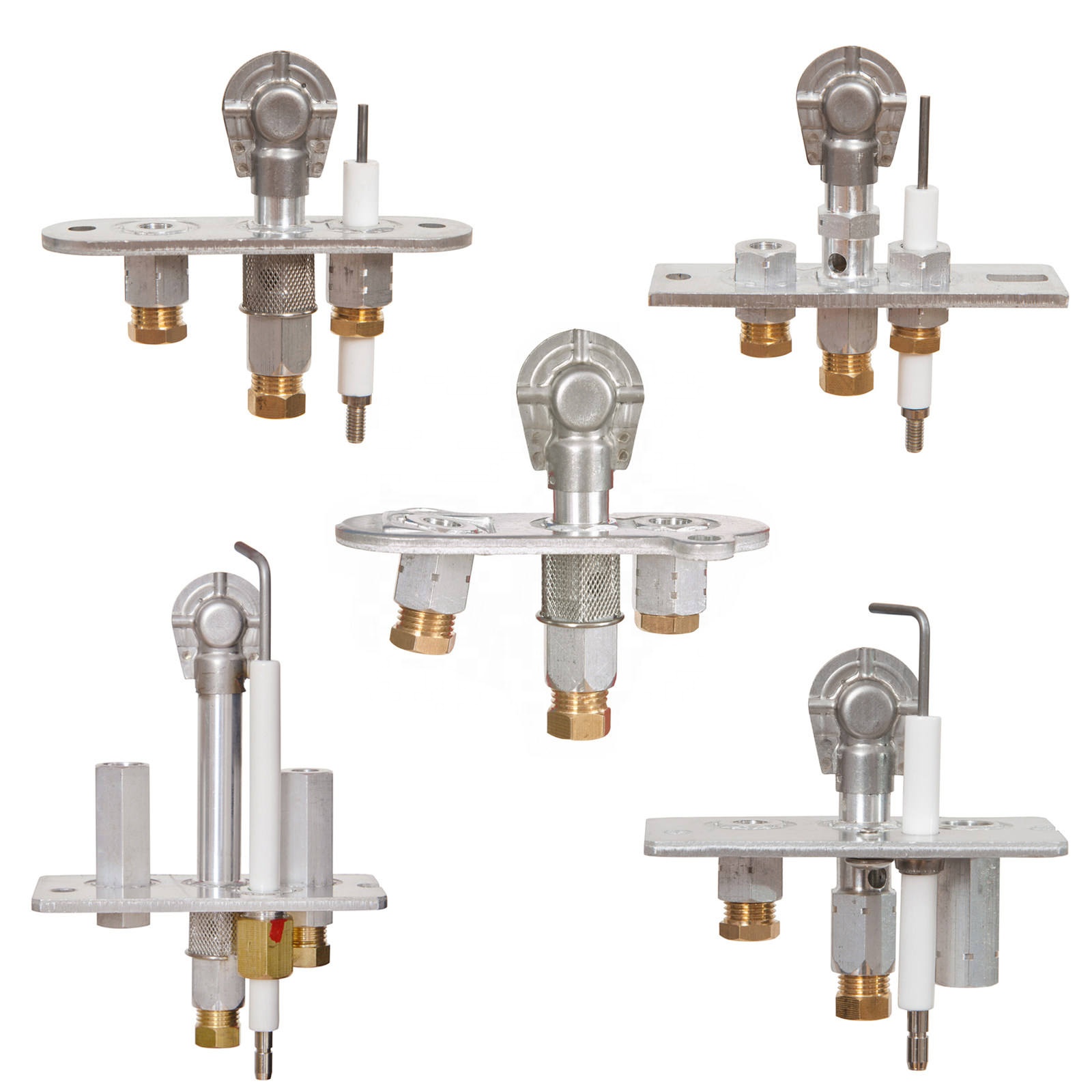 Pilot Burner Two Flame / Three Flame Used In Gas Boiler For LPG And NG