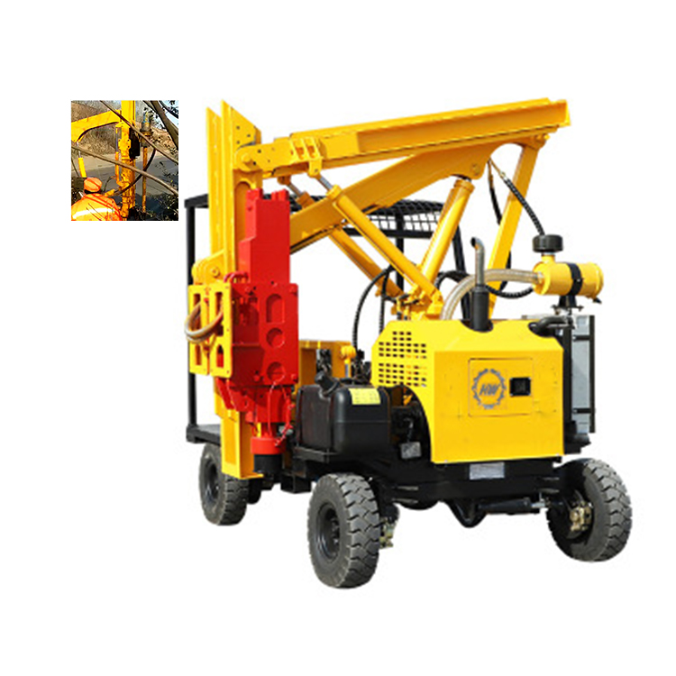 Drilling pile driver electric driver ground screw pile install machine excavator pile driver