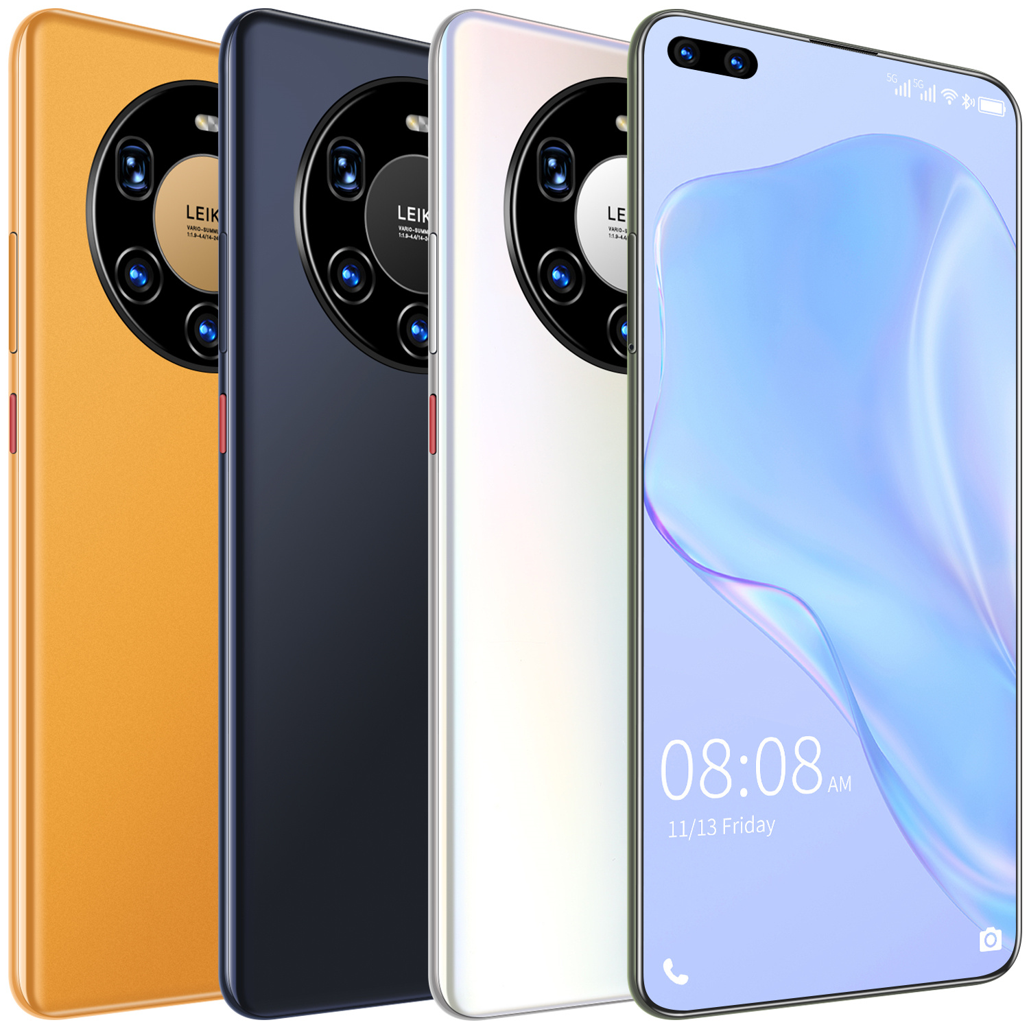 Большой экран Mate40 Pro 7,3 дюймов мобильный телефон 8 + 256 ГБ android разблокированные смартфоны