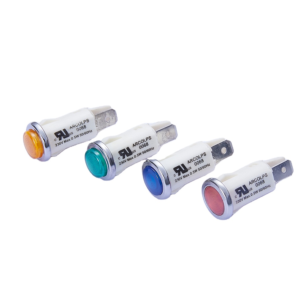 12v 24v 110v 220v PA66 Pilot Light Led Equipment Indicator Lights