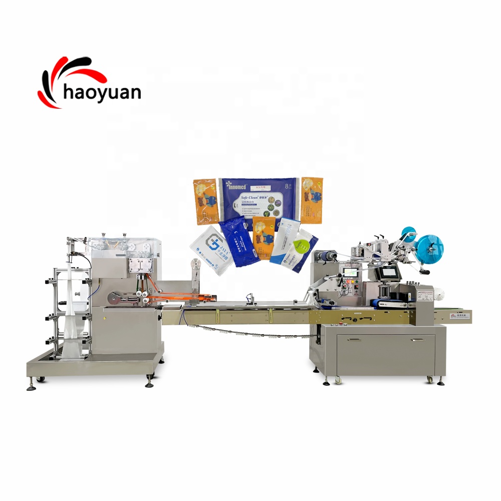 JBK-260S Automatic Multi-Pieces Wet Wipes Manufacturing Machine Wet Wipes Tissue Euqipment Making Production Line