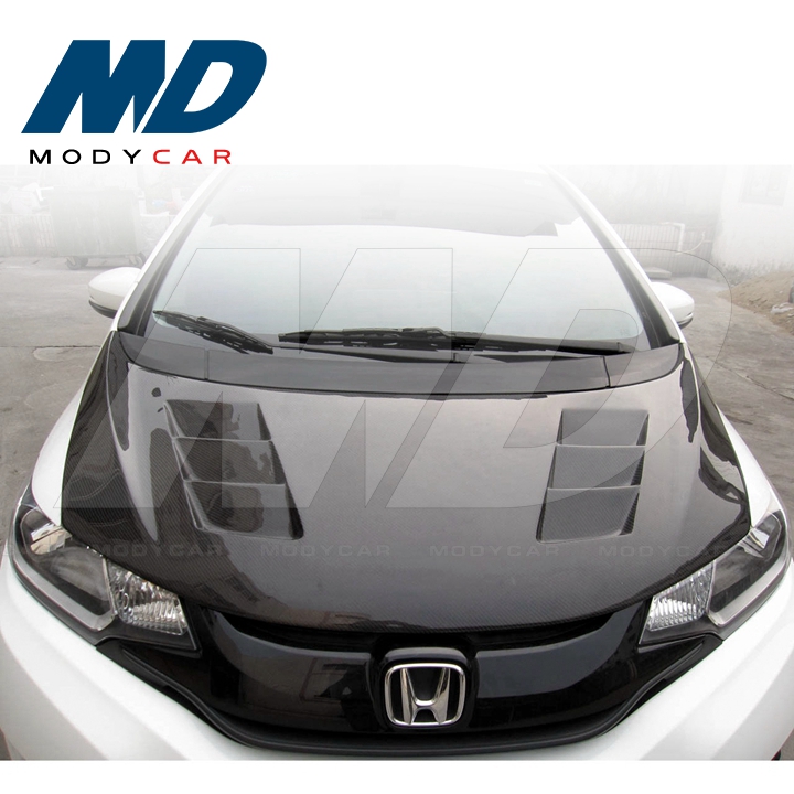 Капот из углеродного волокна для 2014-2016 Honda Fit Jazz Gk5