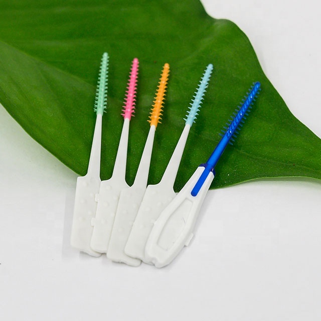 Factory Price high Quality rubber interdental brush gum soft picks