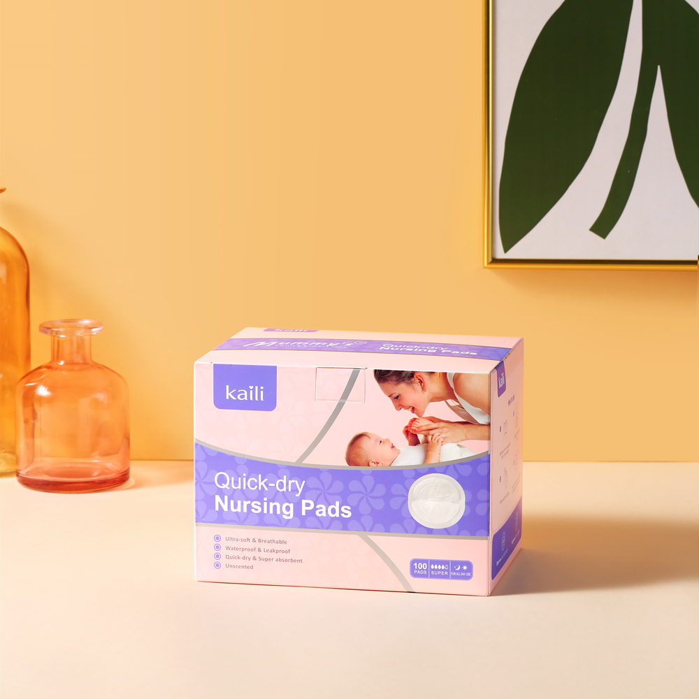 Kaili NEW 100 PCS Quick-dry Nursing Pads Breast Feeding Pad Ultra Thin Disposable Breast Nursing Pads Wholesale