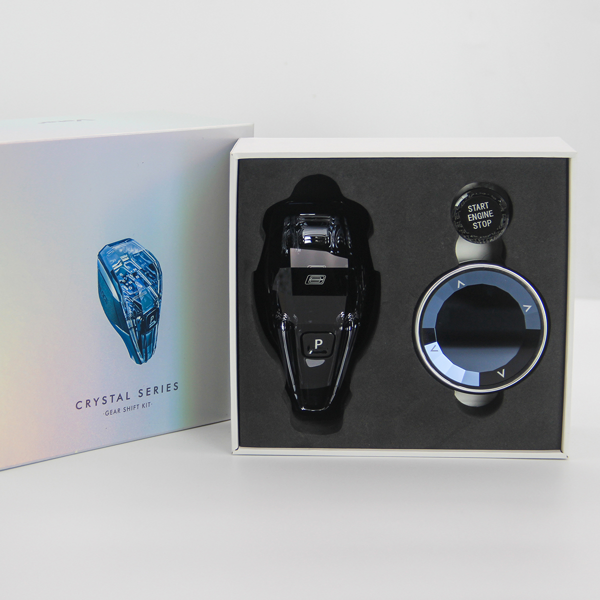 Ручка рычага переключения передач crystal LED, Ручка рычага переключения передач автомобиля, ручка переключения передач, внутреннее украшение для BMW