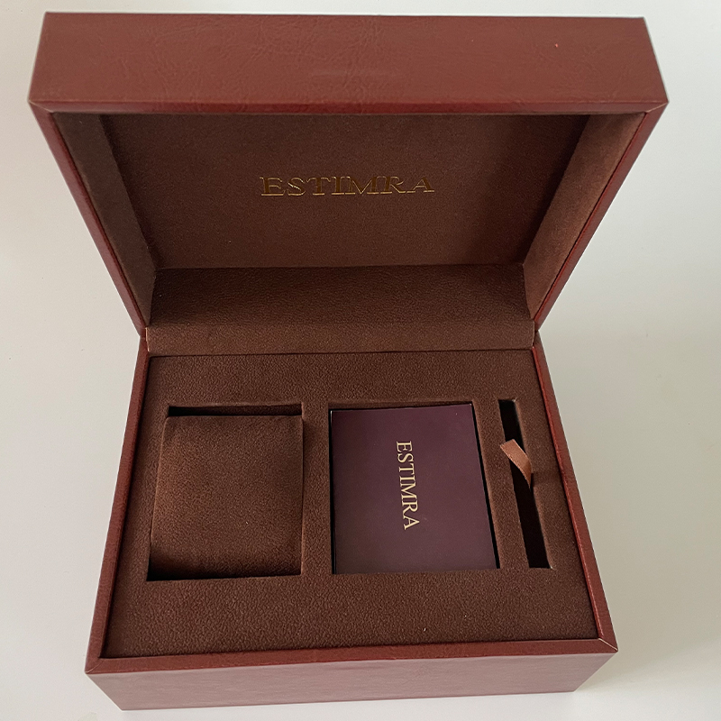 custom color leather watch packaging box luxury mens watches box