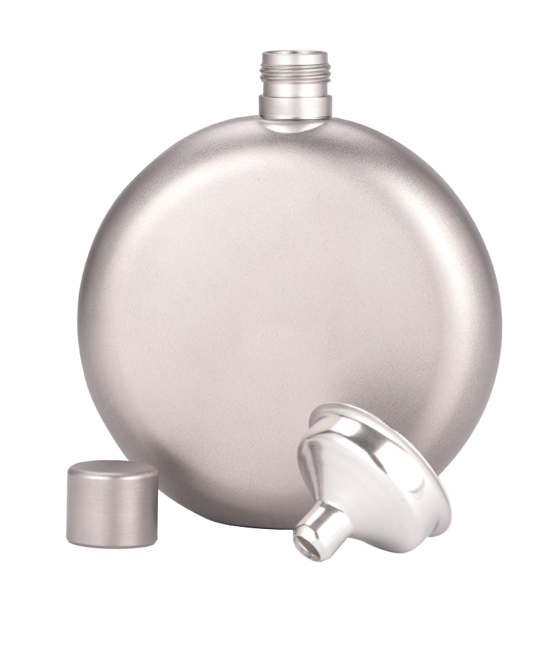 Portable Flagon Leak Proof Wine pot Hiking Traveling 150ml /5.1fl.oz titanium Hip Flask