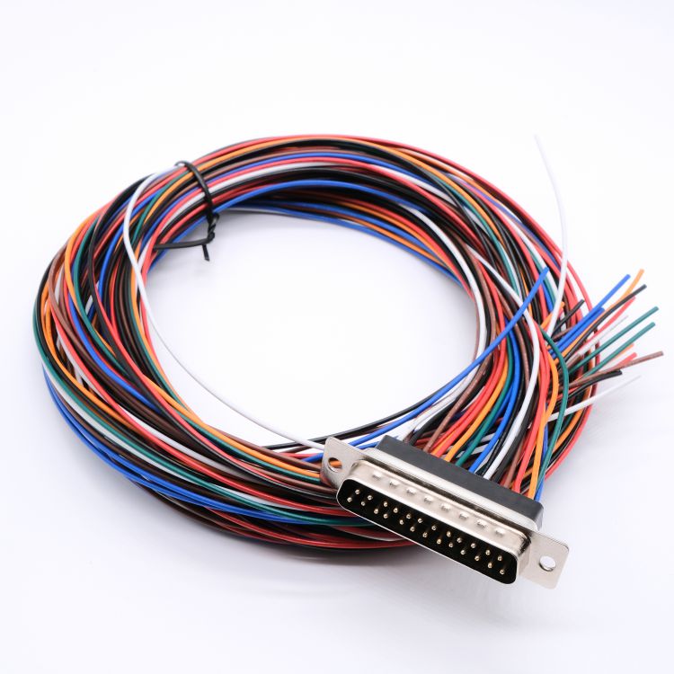 UL1061 22AWG D SUB/DB 25 pin машина/твердый контактный разъем передачи данных кабель сборки