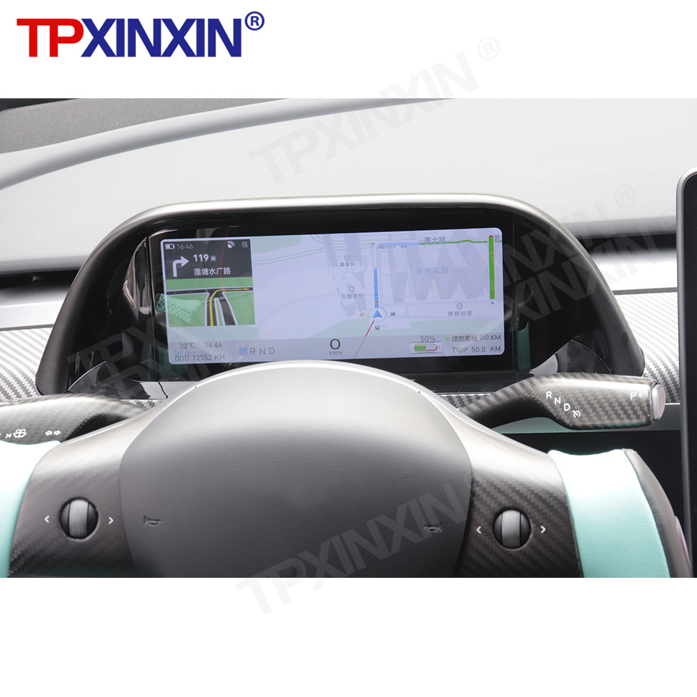 TPXINXIN для Tesla Model 3, новая модернизированная Автомобильная ЖК-панель инструмента, цифровой кластер, приборная панель, измеритель скорости