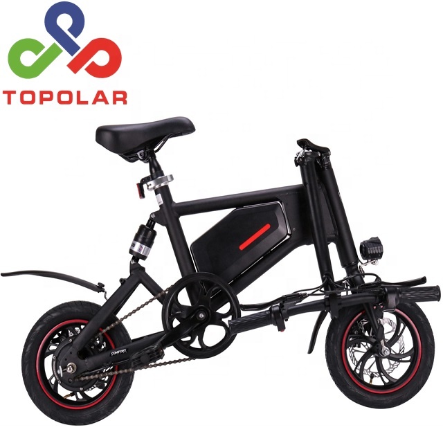 12 Inch Folding Electric Bike X5 With Lithium Battery Electric Bicycle