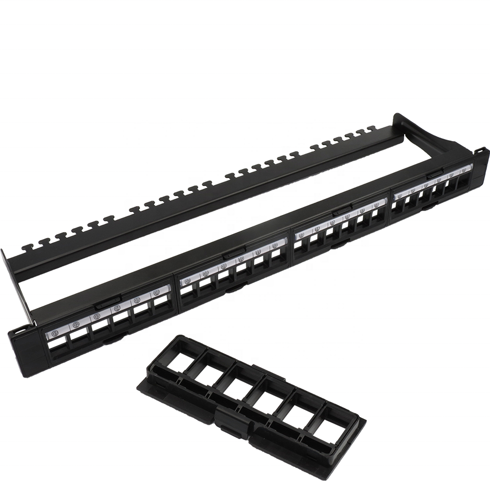 TP-13 AMP Тип пустой UTP Cat5e Cat6 1U 19 дюймов 19 "24 портовая коммутационная панель
