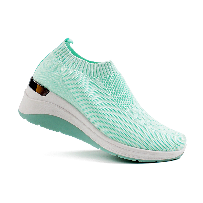 Women's thick soled high elastic casual shoes Fashion mesh outdoor wear shoes