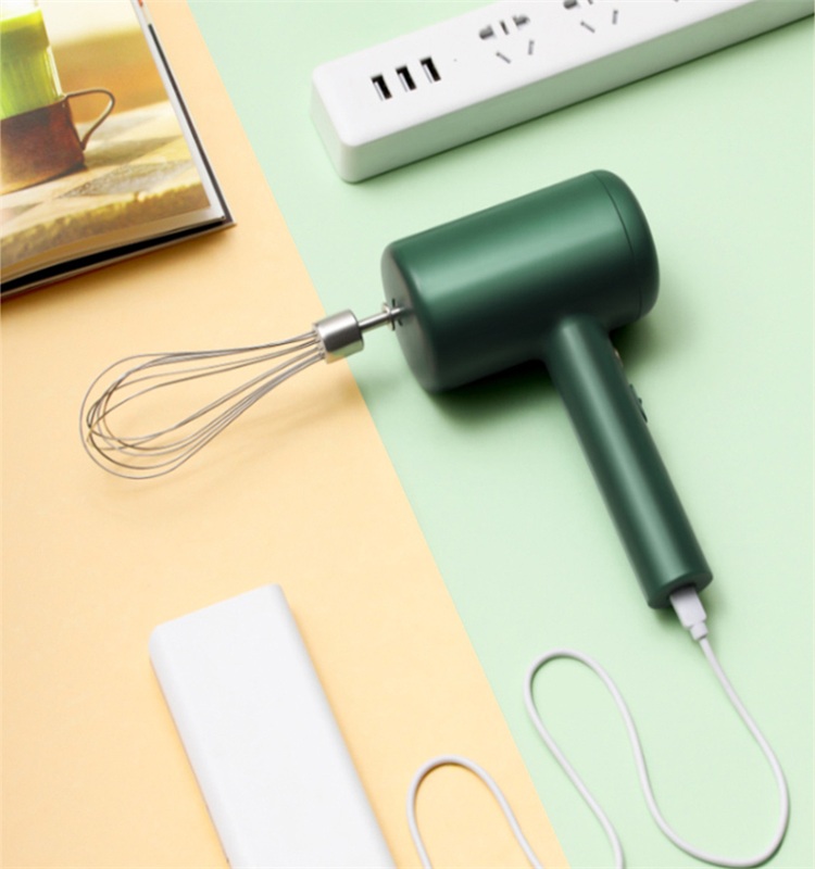Konka Rechargeable Portable Electric Whisk Tools Cream Stiring Stainless Steel Hand Juicer Mixer Blender Egg Beater Whisk