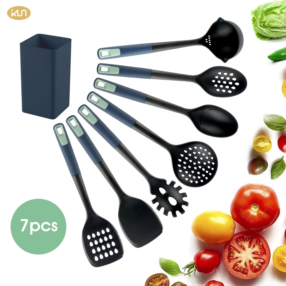 Professional 7 Piece Kitchen Non-Stick Nylon Utensil Set Cooking Utensils Utensil Set